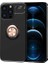 Apple iPhone 13 Pro Max Uyumlu Kılıf Ravel Silikon Kapak, Siyah-Rose Gold 1