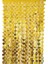 Kalp Motifli Arka Fon 100X200CM -Altın- 1