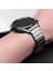 Honor Magic Watch Uyumlu Kordon Paslanmaz Seramik Baklalı Metal Kayış, Siyah 4