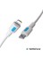 Coral iPhone Uyumlu Power Delivery Type C-Lightning 120 Cm 27 Watt PD Mavi-Beyaz 3