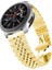 Huawei Gt2 / Gt2 Pro Uyumlu Kordon Paslanmaz Metal Klipsli Rolex Kayış, Gold 1