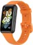 Huawei Band 7 Uyumlu Kordon Silikon Esnek Soft Yüzey Klipsli Yumuşak Spor Kayış, Sarı 1