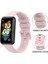 Huawei Band 7 Uyumlu Kordon Silikon Esnek Soft Yüzey Klipsli Yumuşak Spor Kayış, Açık Pembe 4
