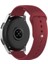Huawei Watch Gt2/ Gt3 Uyumlu Kordon Silikon Yumuşak Esnek A+ Kalite Spor Kayış, Mürdüm 4