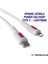 Coral iPhone Uyumlu Power Delivery Type C-Lightning 150 Cm 27 Watt PD Fuşya-Beyaz 1