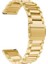 Huawei Watch Gt2 / Gt3 Uyumlu Kordon Paslanmaz Metal Baklalı Kayış, Gold 4