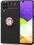 Samsung Galaxy A22 4g Uyumlu Kılıf Ravel Silikon Kapak, Siyah-Rose Gold 1
