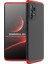 Samsung Galaxy A53 5g Uyumlu Kılıf Ays Kapak, Siyah-Kırmızı 1