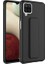 Samsung Galaxy A12 Uyumlu Kılıf Qstand Kapak, Siyah 1