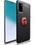 Samsung Galaxy A81 (Note 10 Lite) Uyumlu Kılıf Ravel Silikon Kapak, Siyah-Kırmızı 1