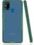Samsung Galaxy M31 Uyumlu Kılıf Parfe Kapak, Koyu Yeşil 1