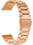 Samsung Galaxy Gear Sport / S2 / S4 Uyumlu Kordon Paslanmaz Metal Baklalı Kayış, Rose Gold 4