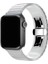 Apple Watch Ultra Uyumlu Kordon Paslanmaz Seramik Metal Kayış, Beyaz 4