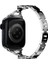 Apple Watch 3/Ultra Uyumlu Kordon Paslanmaz Metal Halkalı Kayış, Gümüş 5