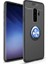 Samsung Galaxy S9 Plus Uyumlu Kılıf Ravel Silikon Kapak, Siyah-Mavi 1