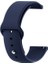 Samsung Galaxy Watch 3 Uyumlu Kordon Silikon Yumuşak Esnek A+ Kalite Spor Kayış, Lacivert 4