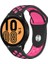 Huawei Gt2 / Gt2 Pro Uyumlu Kordon Silikon Nike Delikli Spor Kayış, Siyah-Rose Gol 1