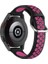 Samsung Galaxy Watch Gear S3/ Gear S4 Uyumlu Kordon Silikon Nike Delikli Tokalı Kayış, Siyah - 2