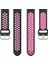 Samsung Galaxy Watch Gear S3/ Gear S4 Uyumlu Kordon Silikon Nike Delikli Tokalı Kayış, Siyah - 5