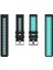 Honor Magic Watch Uyumlu Kordon Silikon Çift Renkli Spor Esnek Yumuşak Kayış, Siyah-Mavi 2