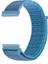 Samsung Galaxy Watch Gear S3 / Gear S4 Uyumlu Kordon Hasır Örgü Işlemeli Spor Kayış, Mavi - Aç 1