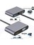 Macbook Uyumlu Type-C™ To 4K Ultra Hd 1080P Hdmı/ Vga/ Pd Şarj/ USB 3.0 4ın1 Çevirici Hub Adaptör 2