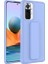 Xiaomi Redmi Note 10 Pro Uyumlu Kılıf Qstand Kapak, Lila 1