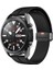 Xiaomi Mi Watch / Mi Watch Color Uyumlu Kordon Silikon Magnetik Tokalı Spor Kayış, Siyah 2