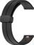 Xiaomi Mi Watch / Mi Watch Color Uyumlu Kordon Silikon Magnetik Tokalı Spor Kayış, Siyah 5