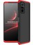 Xiaomi Redmi Note 10 Pro Uyumlu Kılıf Ays Kapak, Siyah-Kırmızı 1