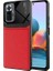 Xiaomi Redmi Note 10 Pro Uyumlu Kılıf Emiks Kapak, Kırmızı 1