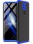 Xiaomi Redmi Note 9 Uyumlu Kılıf Ays Kapak, Siyah-Mavi 1
