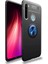 Xiaomi Redmi Note 8t Uyumlu Kılıf Ravel Silikon Kapak, Siyah-Mavi 1