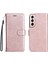Samsung Galaxy S22 Artı Klasik Düz Renk Iş Cüzdan Için Flip Case (Yurt Dışından) 1