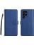 Kart Yuvası ile Samsung Galaxy S22 Ultra Klasik Düz Renk Için Flip Case (Yurt Dışından) 1