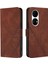 Huawei P50 Pro Kredi Kartı Tutucu Cüzdan Kapak Flip Folio Kitap Pu (Yurt Dışından) 1