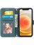 Iphone 13 Için Flip Case Pro Manyetik Kapatma Kickstand Pu Deri Cüzdan (Yurt Dışından) 5