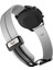 Samsung Galaxy Watch Gear S3 / Gear S4 Uyumlu Kordon Silikon Magnetik Toka Spor Kayış, Gri 4