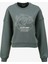 Bisiklet Yaka Koyu Yeşil Kadın Sweatshırt L241637300-BISIKLET Yaka Sweatshirt 1