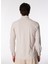 Slim Fit Gömlek Yaka Çizgili Bej Erkek Gömlek Demo Tst Tropea 5