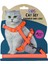 Kedi Göğüs Bel Tasması Dokuma Turuncu 20X32 120 cm 1
