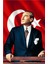 Sina Filamax Atatürk Baskılı Türk Bayrağı Atatürk Posteri 70X100 cm Raşel Kumaş Dijital Baskı 1