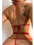 Mlvx Şık Kırmızı Dantelli Babydoll Gecelik 1302 Mlvx Blsm 1