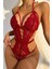 Mlvx Şık Kırmızı Dantelli Babydoll Gecelik 1302 Mlvx Blsm 3