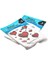 Baskılı Mini Blok Poşet Torba - No : 1 - 22X35 Cm. - Beyaz - 100 Adetlik 3 Paket 3