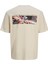 Jack & Jones 12269989 Jcoflash Tee Ss Crew T-Shirt Bej 2