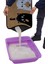 Xxl Büyük Boy Elekli Tuvalet Önü Desenli Kedi Kumu Paspası 60X120 cm 3