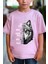 Erkek Çocuk Tişört %100 Pamuk Kurt Baskılı Beyaz Siyah Pembe Çocuk T-Shirt 3