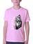 Erkek Çocuk Tişört %100 Pamuk Kurt Baskılı Beyaz Siyah Pembe Çocuk T-Shirt 4