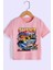 Erkek Çocuk Tişört %100 Pamuk Muscle Cars Beyaz Siyah Pembe Çocuk T-Shirt 3